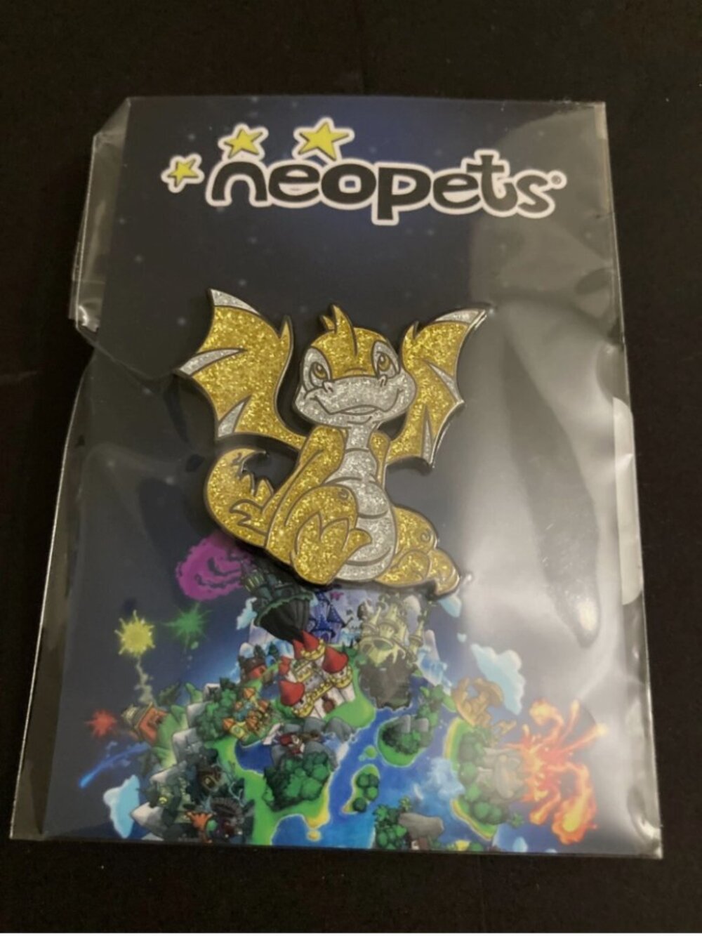 Limited Edition Gold Scorchio Pin CE2023 Neopets